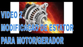 como modificar estator do alternador para gerar energia gerador de energia infinita com alternador [upl. by Jen79]