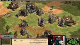 Age Of Empires II  Exemple dun bon starter age sombre  1 vs 2 IA [upl. by Weisman]