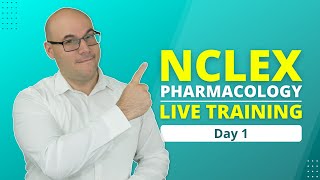 How to PASS the NCLEX Step by Step Pharmacology 7Day Training  Day 1 [upl. by Signe]