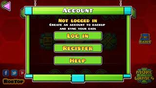 Como crear una cuenta de Geometry Dash en 5 minutos [upl. by Drawyeh]