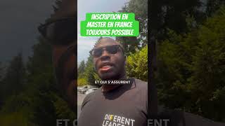 Inscription en Master en France toujours possible etudeenfrance [upl. by Adiarf]