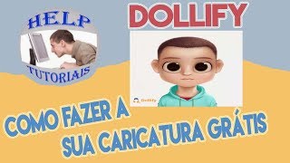 Aprenda a fazer sua caricatura com Dollify  aprenda a usar o app Dollify de caricatura [upl. by Desiri]