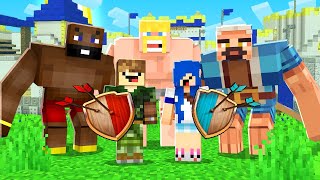 Minecraft vs CLASH of CLANS  Mine Testa Mobs [upl. by Karyn705]