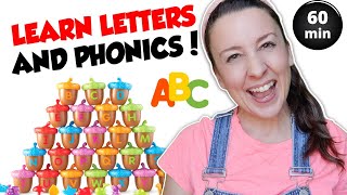 Learn The Alphabet Letters Phonics Song  Toddler Learning Video  Letter Sounds  Speech  ABCs [upl. by Rosemary73]