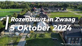 Rozenbuurt in aanbouw Zwaag 5 oktober 2024 [upl. by Olumor]