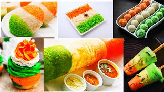 Tricoloured Recipes and salad decoration ideas for republic day 2021 [upl. by Aztin725]