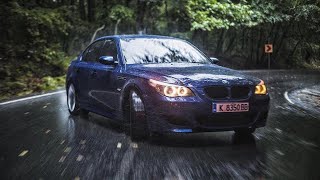 BEST of BMW M5 E60  BURNOUT DRIFT REVS PART 4 [upl. by Ahsilra539]