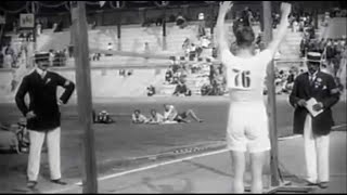 1912 Olympics  Standing High jump [upl. by Iccir]