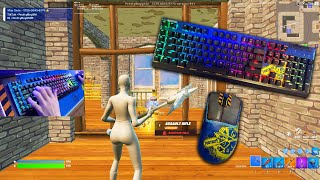 Unboxing Razer x Fortnite Gaming Peripherals  Fortnite Keyboard amp Mouse Gameplay 😍 [upl. by Hal598]