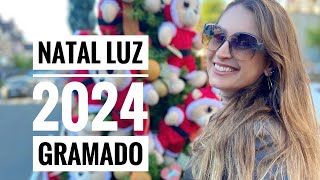 Gramado Natal Luz 2024🎄 Acendimento das luzes ✨⭐️🤩✨ [upl. by Ahtabbat]