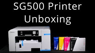 Sawgrass Virtuoso SG500 Sublimation Printer Unboxing [upl. by Hinze358]