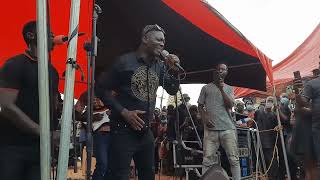 Agya koo singing Adofos song live  sir Johns funeral [upl. by Arst]