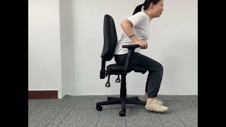 Office chair with a tilt mechanism for maximum comfort Adjustable tension [upl. by Notyard]