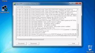 How configure VPN OpenVPN connection Windows 7 [upl. by Aratehs]