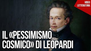 Il «pessimismo cosmico» di Leopardi [upl. by Baten]