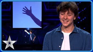 Matteo Fraziano impersonates ELVIS and EMINEM with his HANDS  Auditions  BGT 2024 [upl. by Aizti]