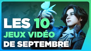 Le TOP 10 des jeux vidéo de SEPTEMBRE 2023 ✨ Sorties JV PCPS5XBOXGAME PASSSWITCH [upl. by Orian813]