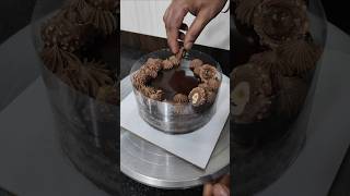 Ferrero rocher layer cake decoration ideas ferrerorochercake shortvideo youtubeshorts shortfeed [upl. by Llewoh75]