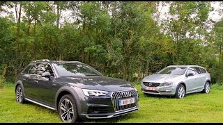 Volvo V60 Cross Country vs Audi A4 Allroad Quattro [upl. by Rochella]