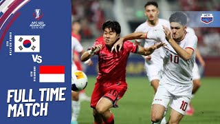 AFC U23 ASIAN CUP QATAR 2024  QUARTER FINAL INDONESIA 2 VS 2 SOUTH KOREA  FULL TIME MATCH [upl. by Linis]