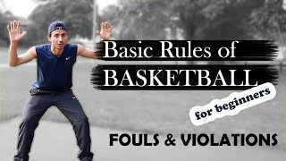 Basic rules of Basketball Fouls amp Violations [upl. by Ttelrats]