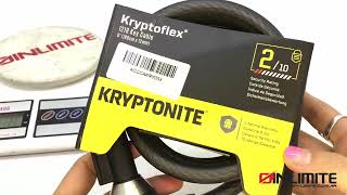 Candado Linga Kryptonite Kryptoflex 1218 180cm x 12mm  Sin Limite Bikes [upl. by Metzger]