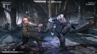 MKX Subzero vs Scorpion medium difficulty [upl. by Dinan]