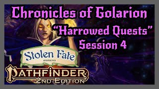 Pathfinder 2e Live Play Stolen Fate  Harrowed Quests Session 4 [upl. by Cullie747]