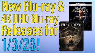 New Bluray amp 4K UHD Bluray Releases for 1323 [upl. by Leslie341]