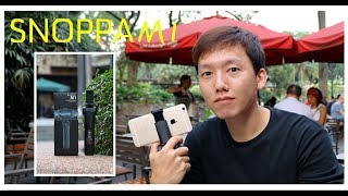 Review Snoppa M1 Mobile Gimbal   Video Test Iphone 6S [upl. by Yruok298]