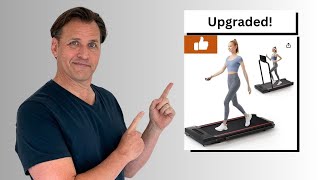 Upgrading My Under Desk Treadmill  Sperax TreadmillWalking PadUnder Desk Treadmill3 in 1 Folding [upl. by Tristam695]