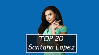 TOP 20 Glee  Santana Solos [upl. by Ainaznat]