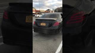 2016 c63s muffler delete [upl. by Aikyn]