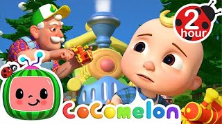 Train Park Song  2 HOURS CoComelon Kids Songs amp Nursery Rhymes [upl. by Aicatsan]