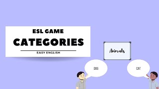 ESL Game Categories  Categories Word Game eslgames [upl. by Ednihek]