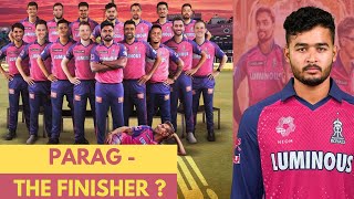 Parag  The Finisher   IPL 2024 RR  Team Analysis  GaneshKaranthCricTalks [upl. by Ekal467]