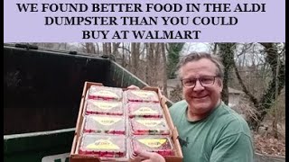 WE FOUND BETTER PRODUCE DUMPSTER DIVING AT ALDI THAN WE COULD HAVE BOUGHT AT WALMART [upl. by Di]