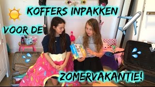 Koffers inpakken voor de zomervakantieWat er zeker mee moet [upl. by Kir]