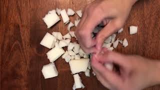 ASMR  Sponge Slicing and Ripping [upl. by Emsmus404]