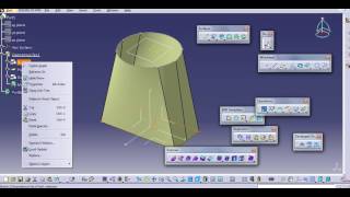 MULTISECTION SURFACE CATIA V5 [upl. by Anad]