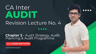 CA Inter Audit Revision Marathon  Lecture 04  Chapter 2  CA Chandan Patni [upl. by Lynnelle427]