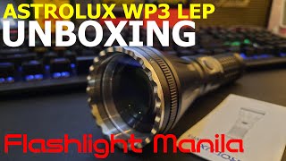 ASTROLUX WP3  LEP Laser Excited Phosphor Unboxing by Flashlight Manila [upl. by Aidile]