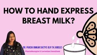 How to hand express breast milk [upl. by Ecadnac299]