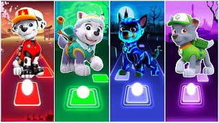 PAW Patrol The Mighty Movie ☄️ Marshall 🌟 Coral 🌟 Liberty 🌟 Chase 🌟 Skye ☄️ Tiles Hop EDM Rush [upl. by Enatan]