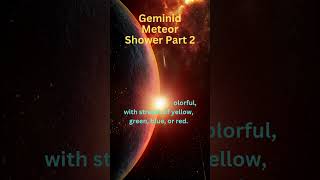 GEMINID METEOR SHOWER PART2 meteor star radiant earth asteroid shorts viralshorts [upl. by Hacim]