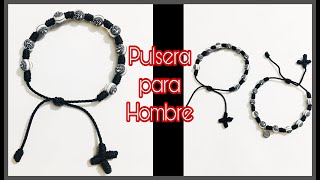 PULSERA decenario para HOMBRE 👨 pulsera de Hilo NUDO FRANCISCANO [upl. by Briant]