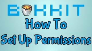 Bukkit  How to set up Permissions [upl. by Yelbmik779]