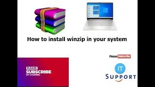 How to install winzip in your system [upl. by Harrie]