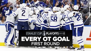 Every OT Goal  2023 NHL Playoffs  1st Round [upl. by Aan]