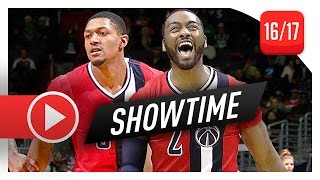 John Wall amp Bradley Beal CRAZY Highlights vs Celtics 20170124  SHOWTIME [upl. by Gaeta277]